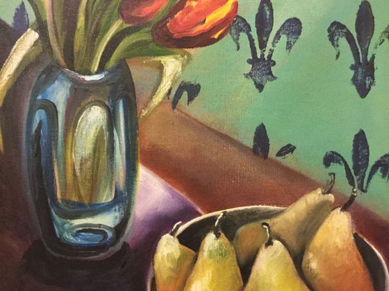 Tulips and pears