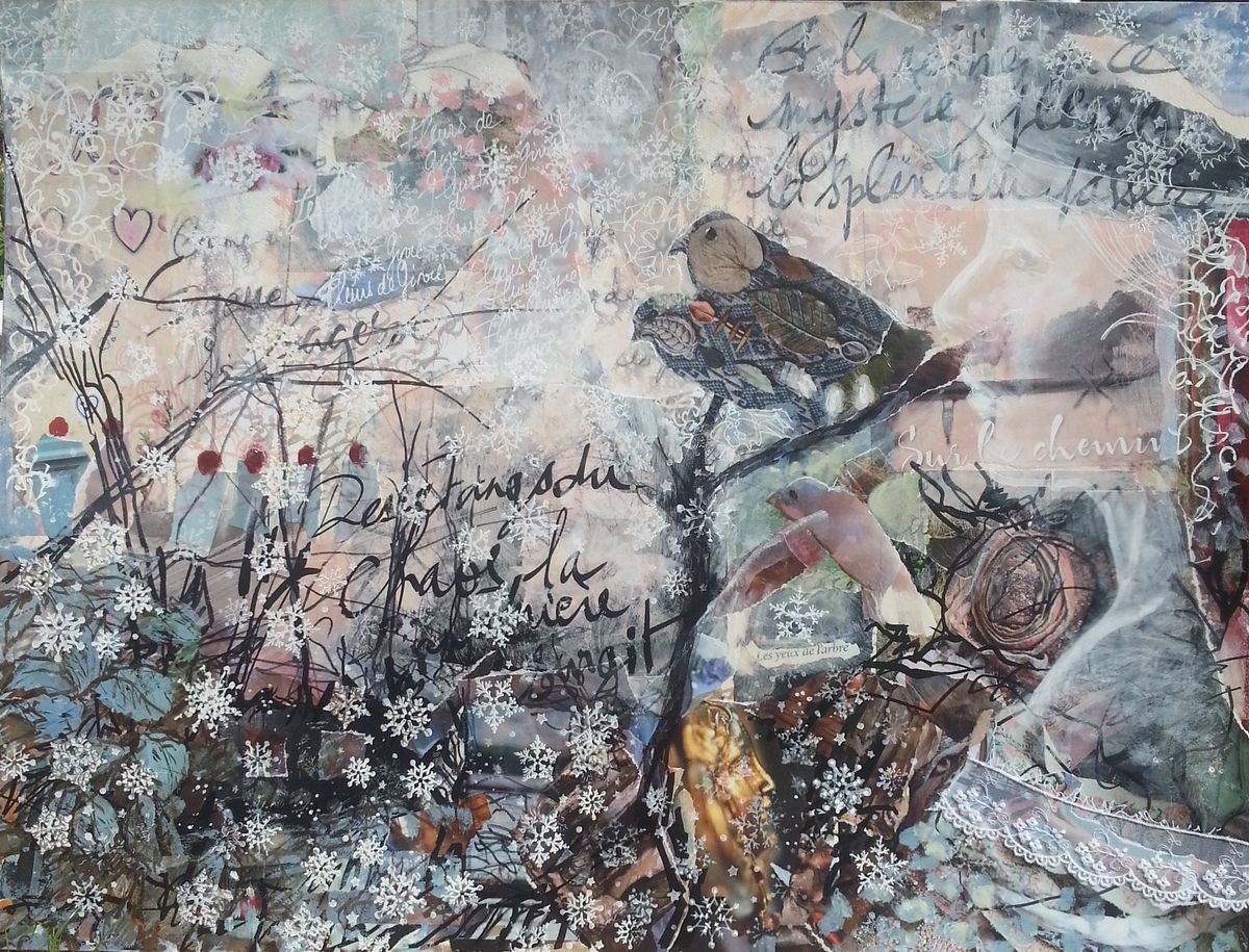 Soulboard Winter Dream Scene By Fabienne Monestier, 31 X 24, Artwork For Sale On Artfinder
