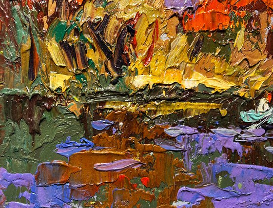 Fishing in autumn