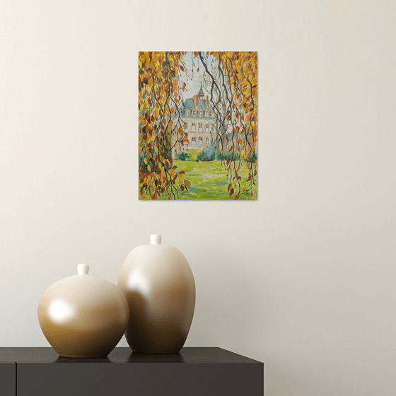 Old castle in autumn