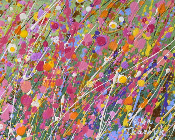 Color Bloom - Original Floral Painting
