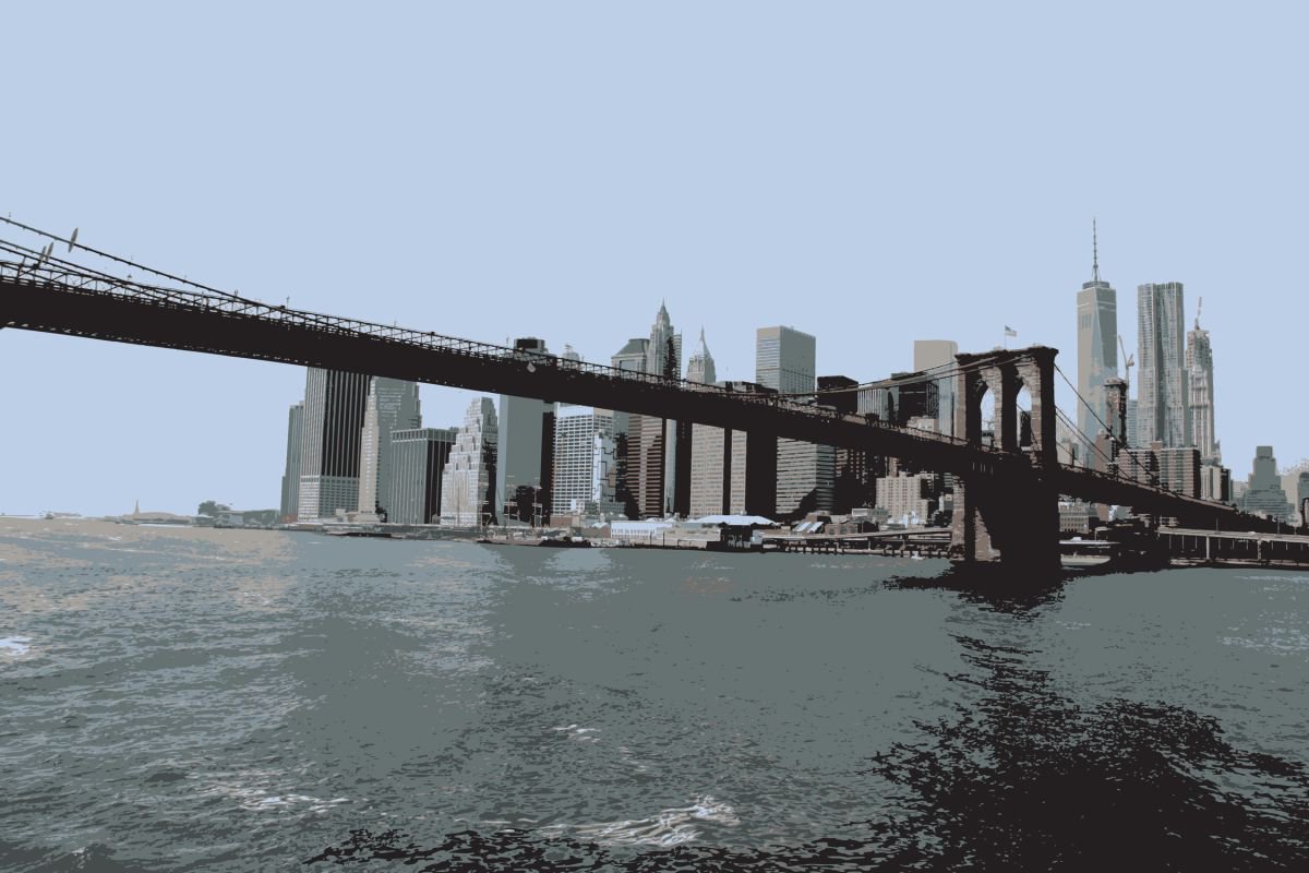 Brooklyn Bridge 2 NY by Keith Dodd