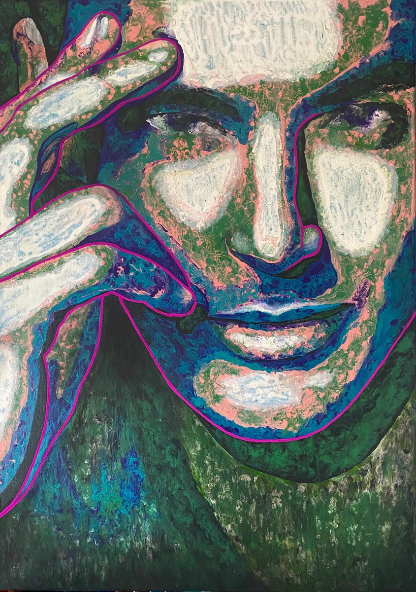 Surrealistic Painting , Marcus By Stefano Pallara, 20 X 28, Artwork For Sale On Artfinder