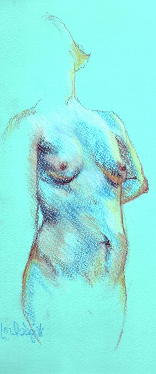 Hazel - nude by Louise Diggle