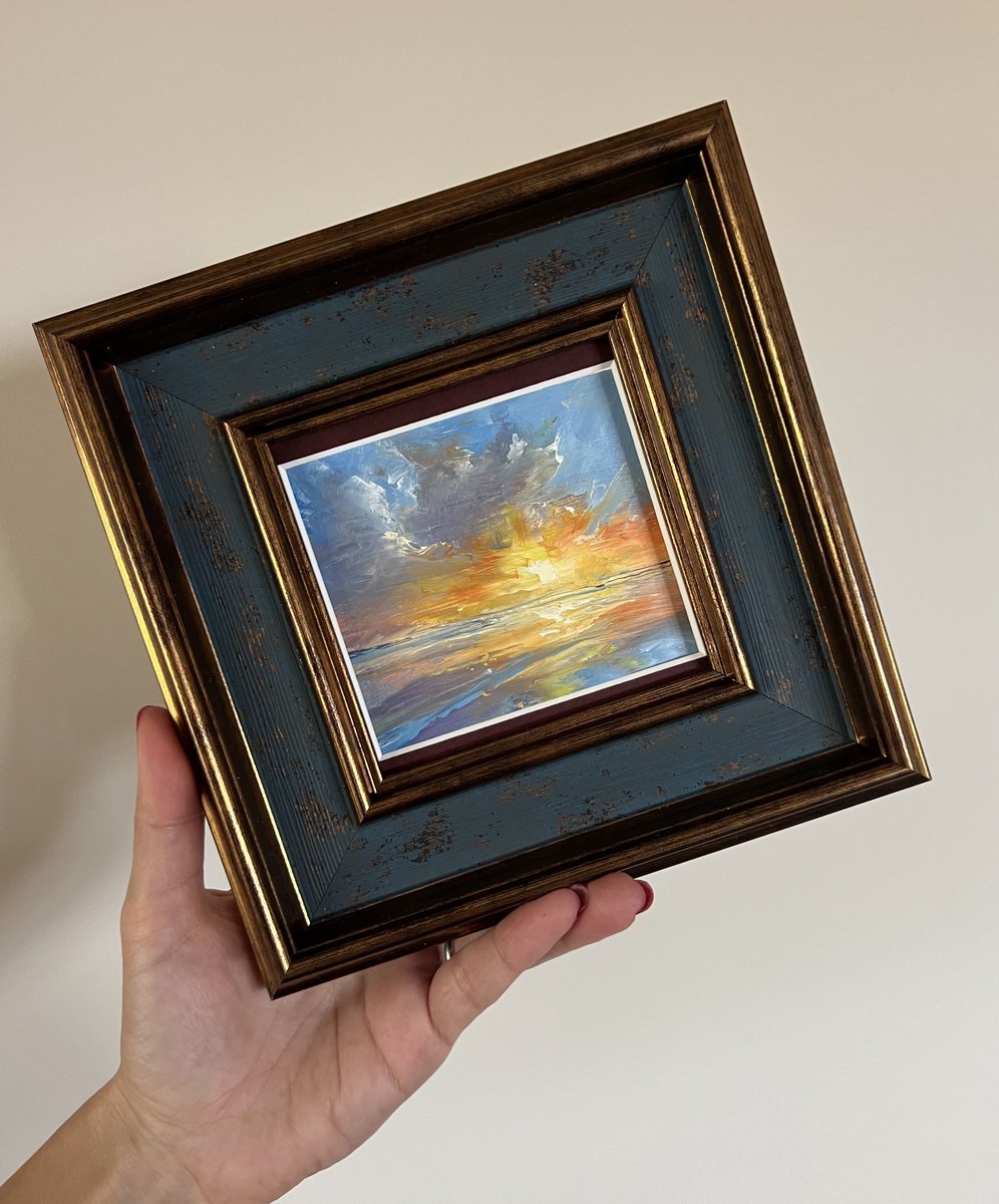 Photorealistic Landscape Oil Painting By Alesia Yeremeyeva, 7 X 7, True Colours, Original Artwork