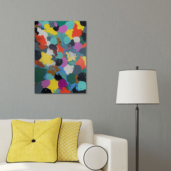Abstract spots.