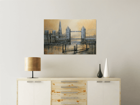 London - Tower Bridge At Sunset