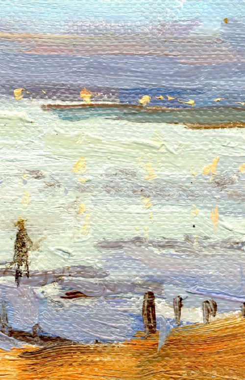 HOVE beach in the evening by Tanya Sun