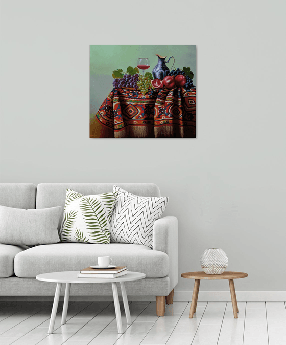 Still Life with Armenian Carpet