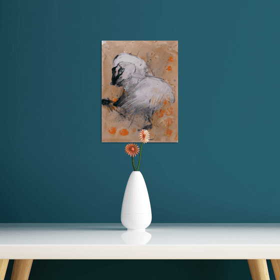 Bird Portrait 1, 24x32 cm