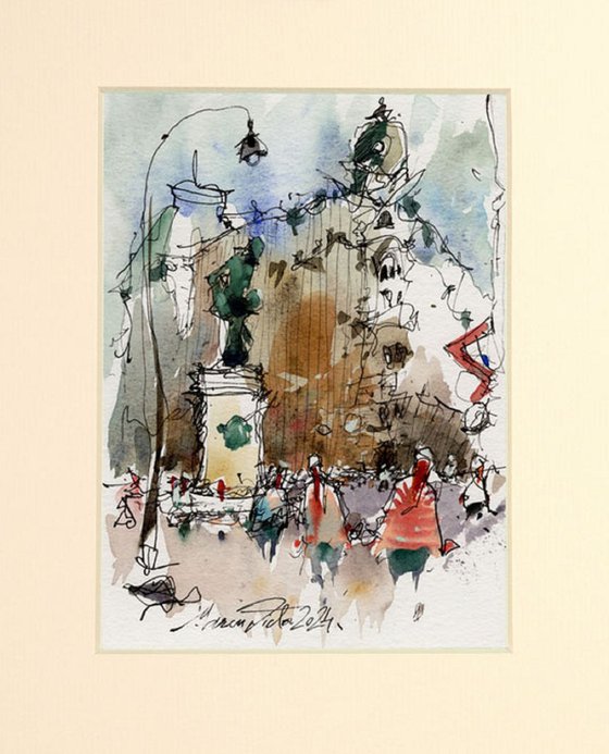 Vienna Watercolor Art