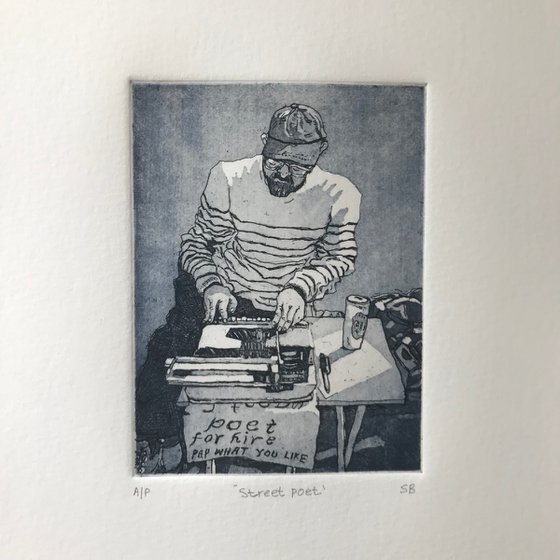 Street poet.