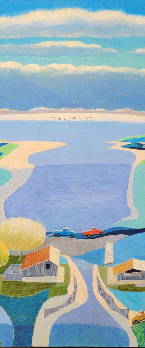 Ice Fishing On West Lake by Vadim Vaskovsky