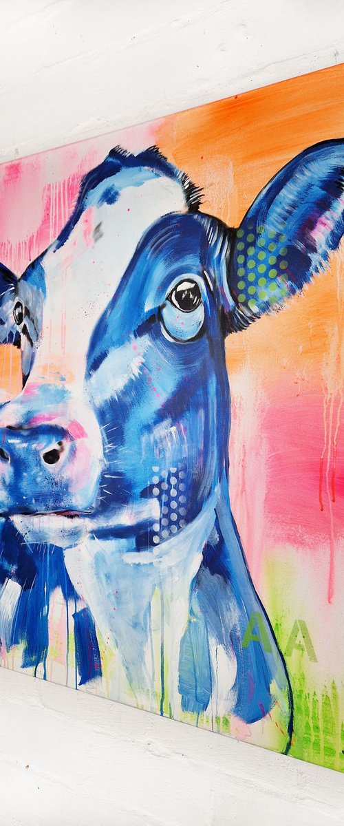 'COW CODED #15' by Stefanie Rogge