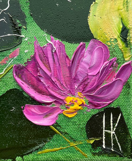 Water Lily Painting