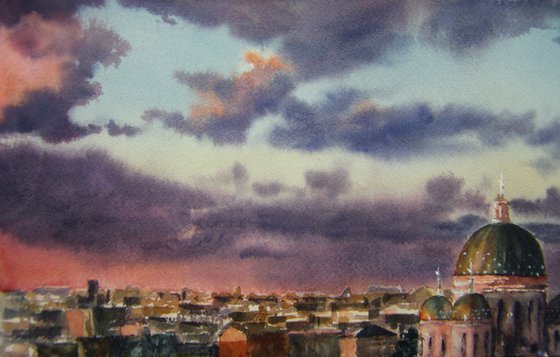 The roofs of Saint Petersburg
