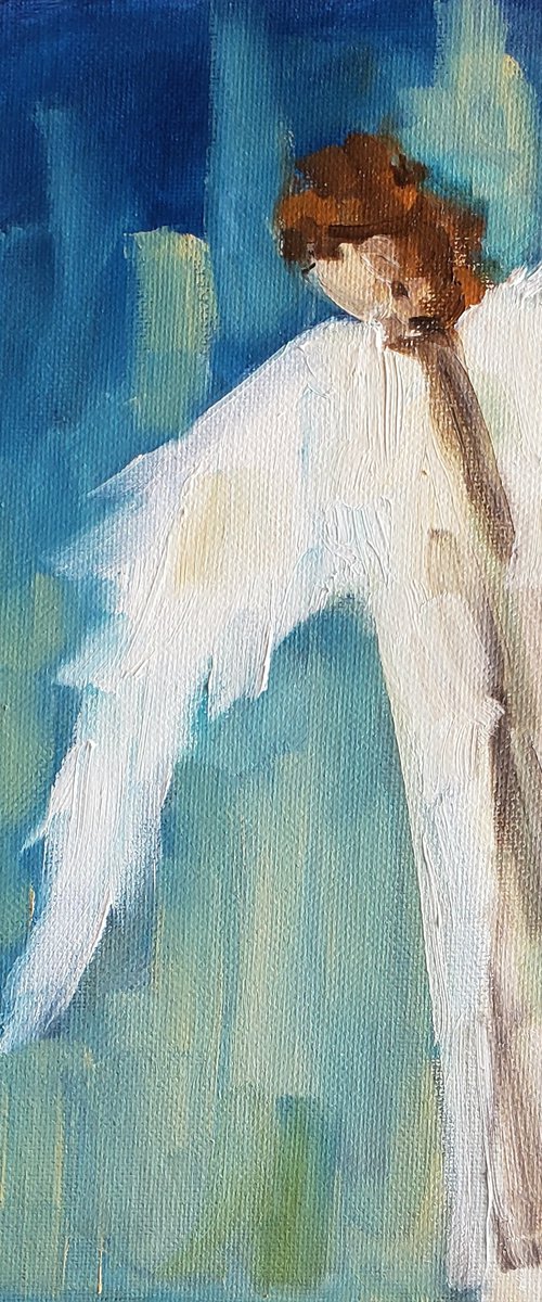 "Watching Over You" - Angel - Figure by Katrina Case
