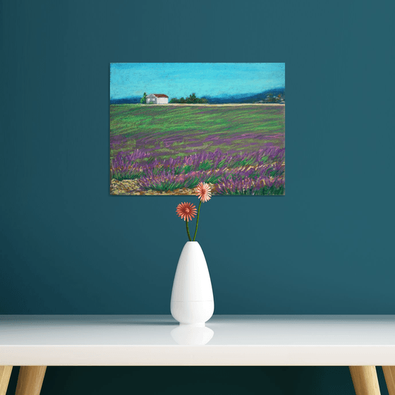 Lavender fields... /  ORIGINAL PAINTING