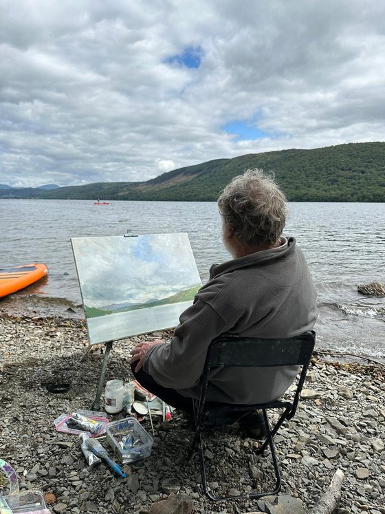 Coniston Water in the Lake District