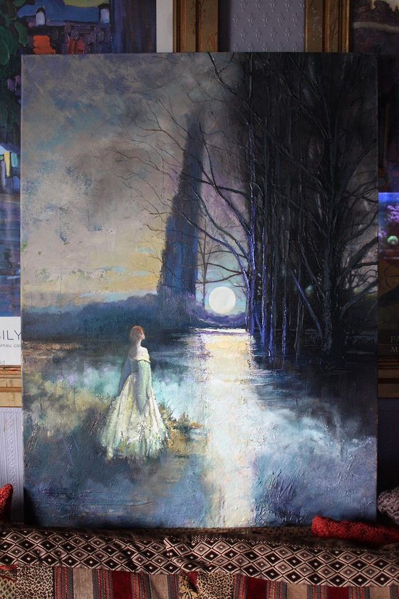 Magna Luna (Big Moon) Large Painting