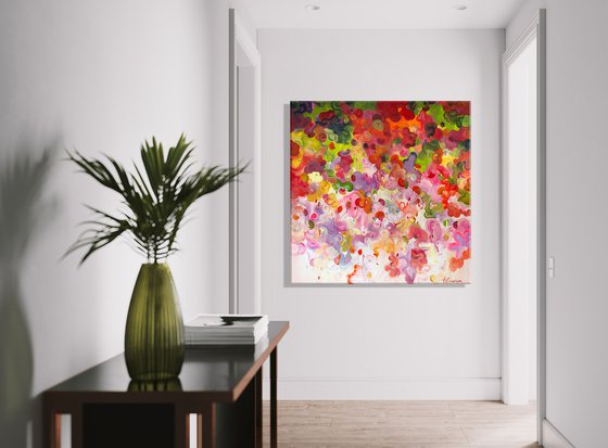 'Citrum flores' - 48x48"