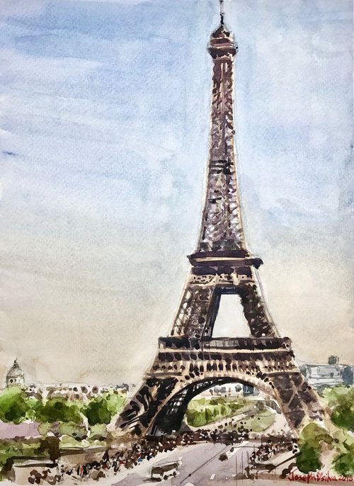 Paris Eiffel Tower by Joseph Peter D'silva