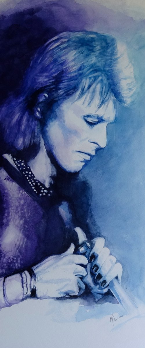 David, 'Ch-Ch-Changes' by Mel Davies Original Art