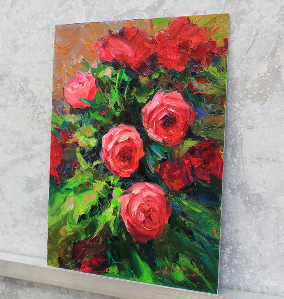 "Red roses"