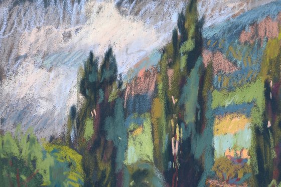 Evening in the Pyrenees