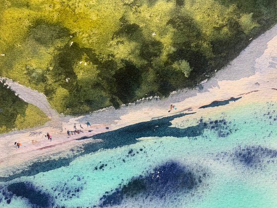 The Sea from the Sky (diptych)