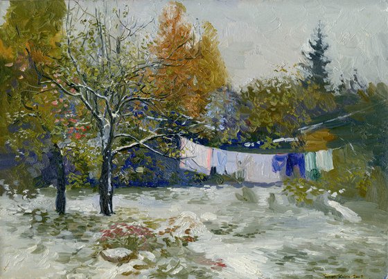 Opalikha. First snow