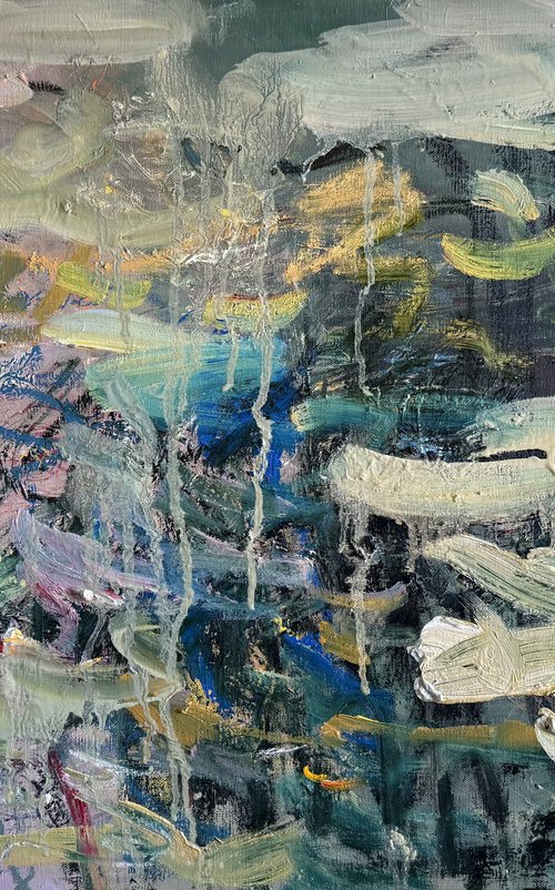 Water lilies. by Lilia Orlova-Holmes