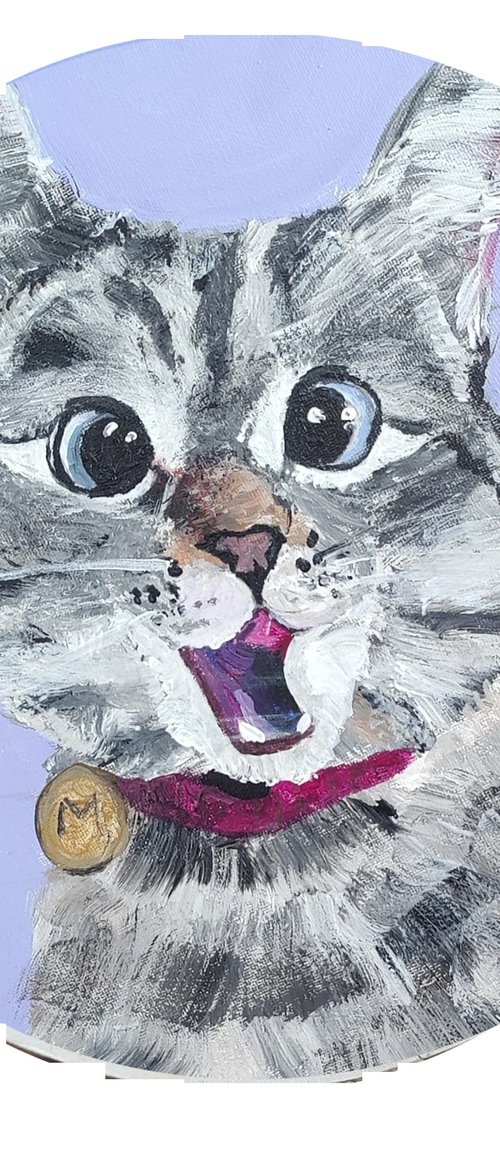 Blah Cat by Indie Flynn-Mylchreest of MeriLine Art