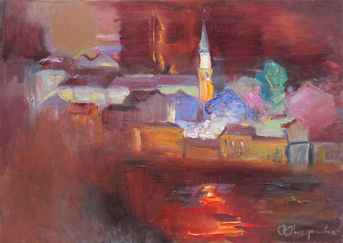 Evening in Budva by Anastasiia Grygorieva