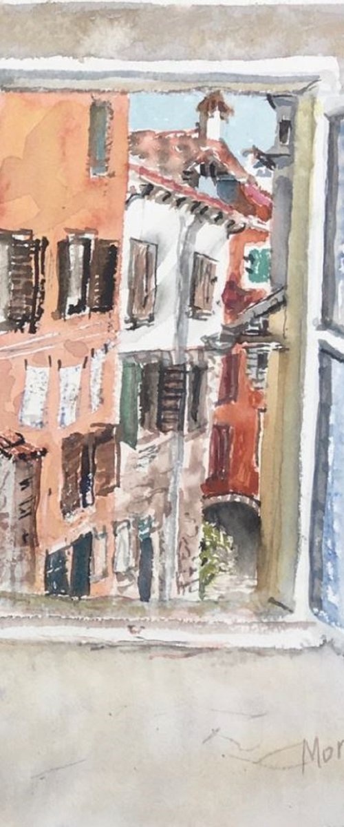 A window to Rovinj by Morag Paul