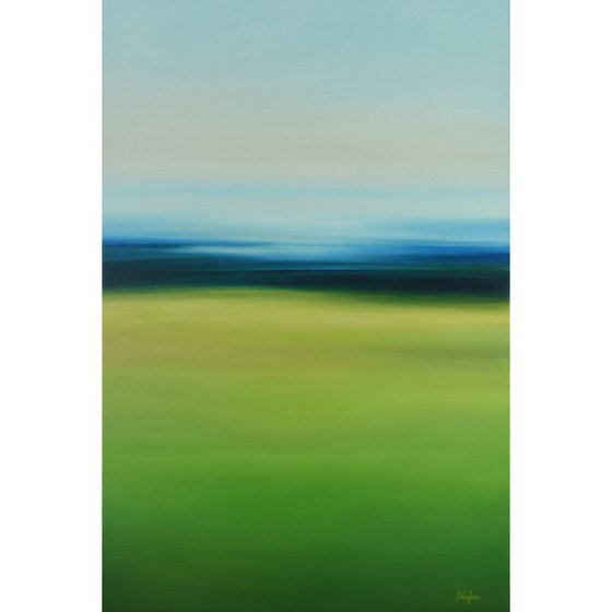 Spring Field - Colorful Abstract Landscape