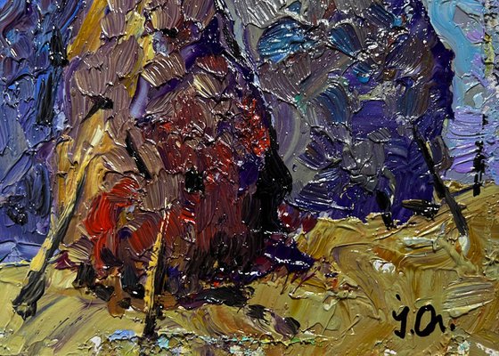 Cold wind in the evening