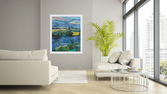 Landscape with a Yellow Boat