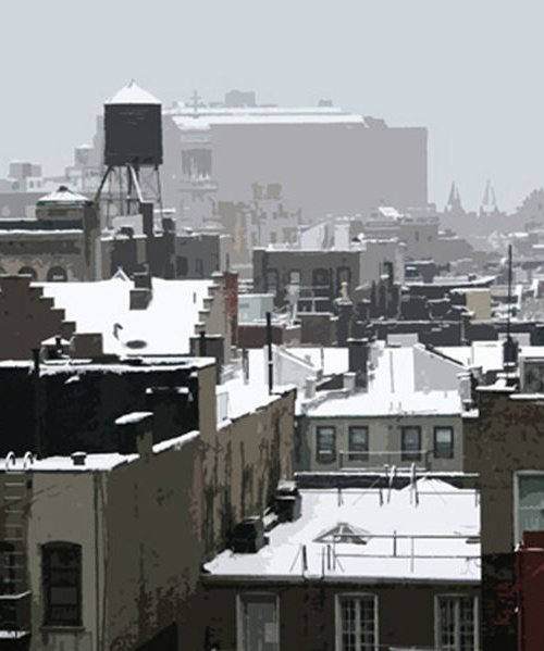 toits de new york by Clotilde Nadel