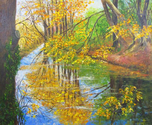 Canal at Bakers Mill by Christine Gaut