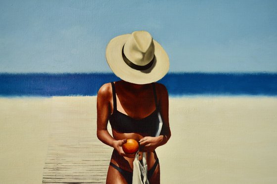 Oranges on a Beach