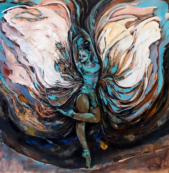 Angel Wings- Acrylic painting