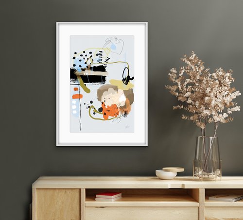 And your dreams will come true - Abstract artwork - Limited edition of 5 by Chantal Proulx