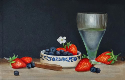 Berries and Water by Priyanka Singh