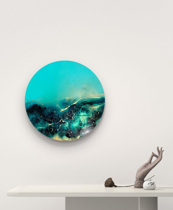 Golden Halo, Blue Depth #3