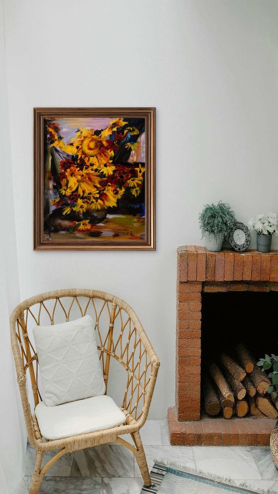 Sunflowers — After Nikolai Fechin