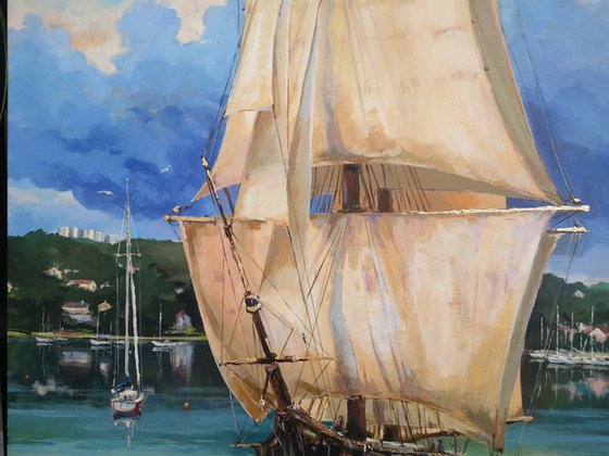 Golden masts