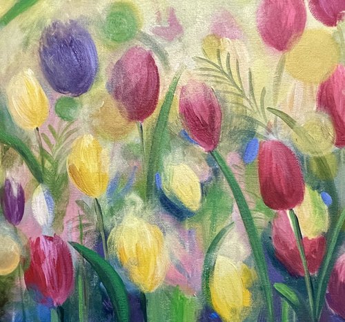 Tulip world by Emma Sian Pritchard