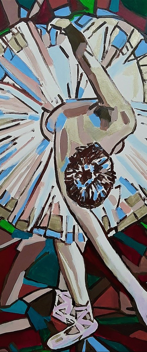 Ballerina / 100 x 70 cm by Alexandra Djokic