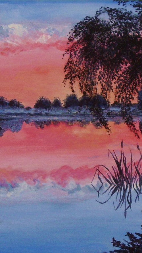 Sunrise Poynton Pool by Max Aitken